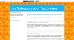 Desktop Screenshot of peuplesahraoui.canalblog.com