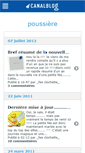 Mobile Screenshot of cendresdeplumes.canalblog.com
