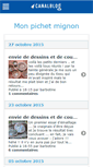 Mobile Screenshot of monpichetmignon.canalblog.com