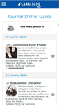 Mobile Screenshot of journaldelagarce.canalblog.com