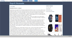 Desktop Screenshot of espritnomade.canalblog.com