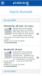 Mobile Screenshot of espritnomade.canalblog.com