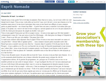 Tablet Screenshot of espritnomade.canalblog.com