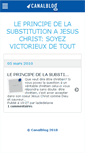 Mobile Screenshot of jesusvictoire.canalblog.com