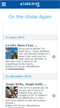 Mobile Screenshot of ontheglobeagain.canalblog.com