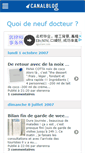 Mobile Screenshot of femmemedecin.canalblog.com