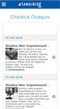 Mobile Screenshot of chaoticacloaquis.canalblog.com