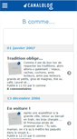 Mobile Screenshot of bcomme.canalblog.com