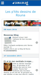 Mobile Screenshot of chezrouna.canalblog.com