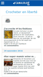 Mobile Screenshot of crocheterliberte.canalblog.com