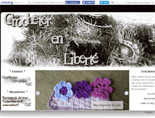 Tablet Screenshot of crocheterliberte.canalblog.com