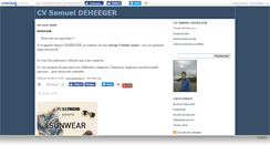 Desktop Screenshot of cvsamueldeheeger.canalblog.com