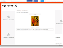 Tablet Screenshot of egotizm.canalblog.com