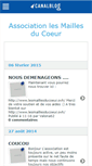 Mobile Screenshot of maillesducoeur.canalblog.com