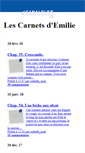 Mobile Screenshot of carnetsdemilie.canalblog.com