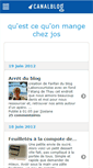 Mobile Screenshot of jjosiane.canalblog.com