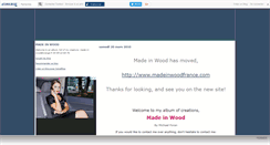 Desktop Screenshot of madeinwood.canalblog.com