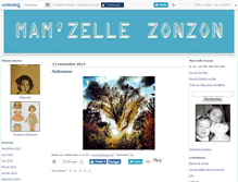 Tablet Screenshot of mamzellezonzon.canalblog.com