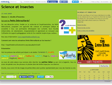 Tablet Screenshot of insectescience.canalblog.com