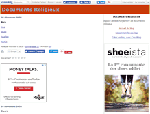 Tablet Screenshot of documentsreligie.canalblog.com