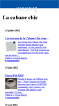 Mobile Screenshot of cabanechic.canalblog.com