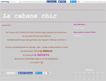 Tablet Screenshot of cabanechic.canalblog.com