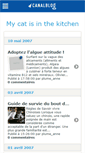 Mobile Screenshot of mycatskitchen.canalblog.com