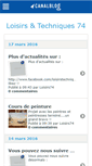 Mobile Screenshot of loisirs74.canalblog.com