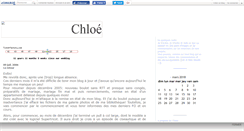 Desktop Screenshot of chloetricote.canalblog.com