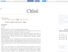 Tablet Screenshot of chloetricote.canalblog.com