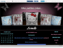 Tablet Screenshot of mespetitecreas.canalblog.com