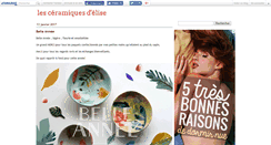 Desktop Screenshot of eliseceramique.canalblog.com