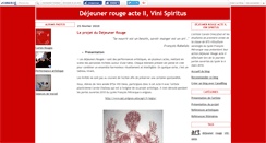 Desktop Screenshot of dejeunerouge.canalblog.com