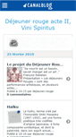 Mobile Screenshot of dejeunerouge.canalblog.com