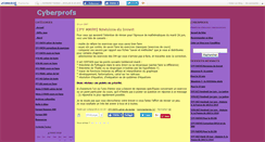 Desktop Screenshot of cyberprofs.canalblog.com