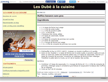 Tablet Screenshot of dubecuisine.canalblog.com