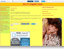 Tablet Screenshot of mrspsenglish.canalblog.com