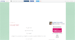 Desktop Screenshot of plumedebambou.canalblog.com