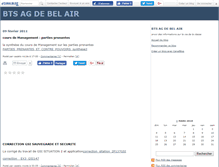 Tablet Screenshot of btsagbelair.canalblog.com