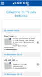 Mobile Screenshot of celestinedufil.canalblog.com