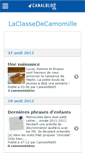 Mobile Screenshot of laclassedecamo.canalblog.com
