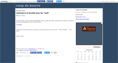 Desktop Screenshot of coupdebourre.canalblog.com
