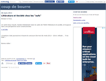 Tablet Screenshot of coupdebourre.canalblog.com