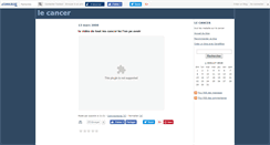 Desktop Screenshot of lecancer.canalblog.com