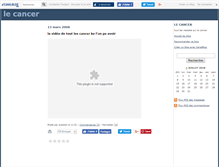 Tablet Screenshot of lecancer.canalblog.com