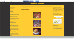 Desktop Screenshot of creavipcouture.canalblog.com