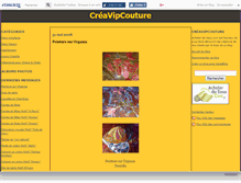 Tablet Screenshot of creavipcouture.canalblog.com