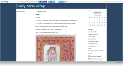 Desktop Screenshot of fairycartescrap.canalblog.com