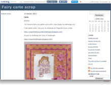 Tablet Screenshot of fairycartescrap.canalblog.com