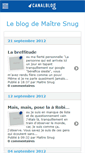 Mobile Screenshot of maitresnug.canalblog.com